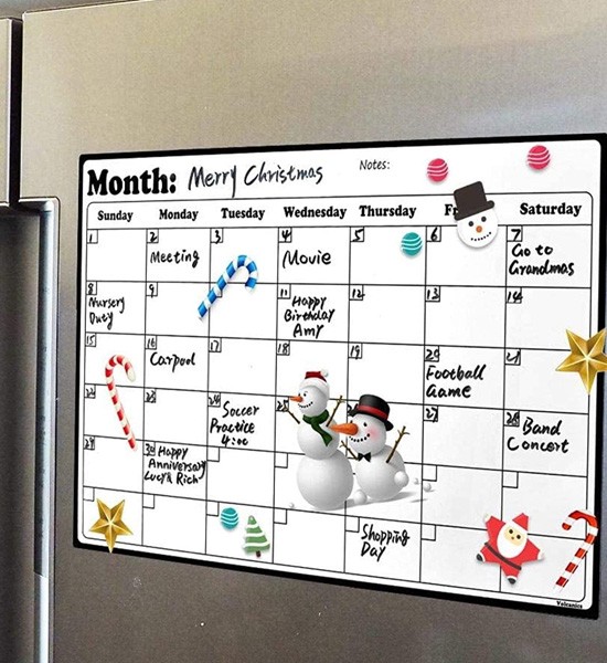 Magnetic Monthly Calendar