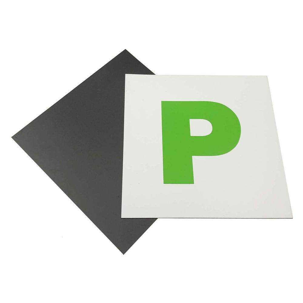 P Plates Car Sign